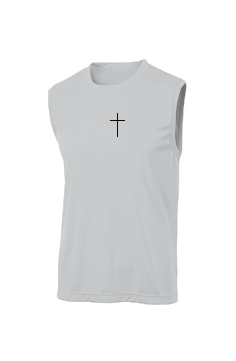 Simple Cross Sleeveless Competitor Tee