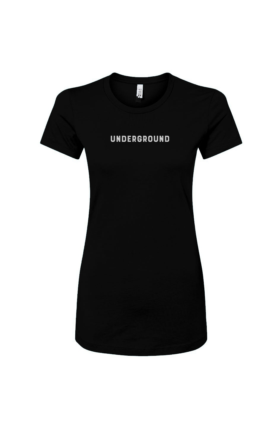 Underground Women's Slim Fit Tee - Black