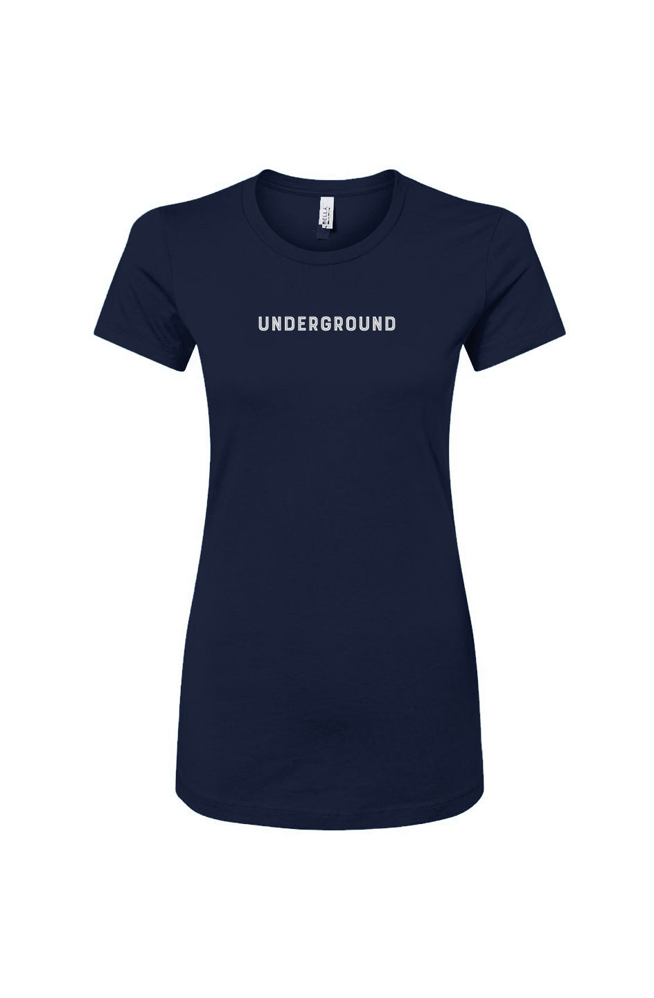 Underground Women's Slim Fit Tee - Navy