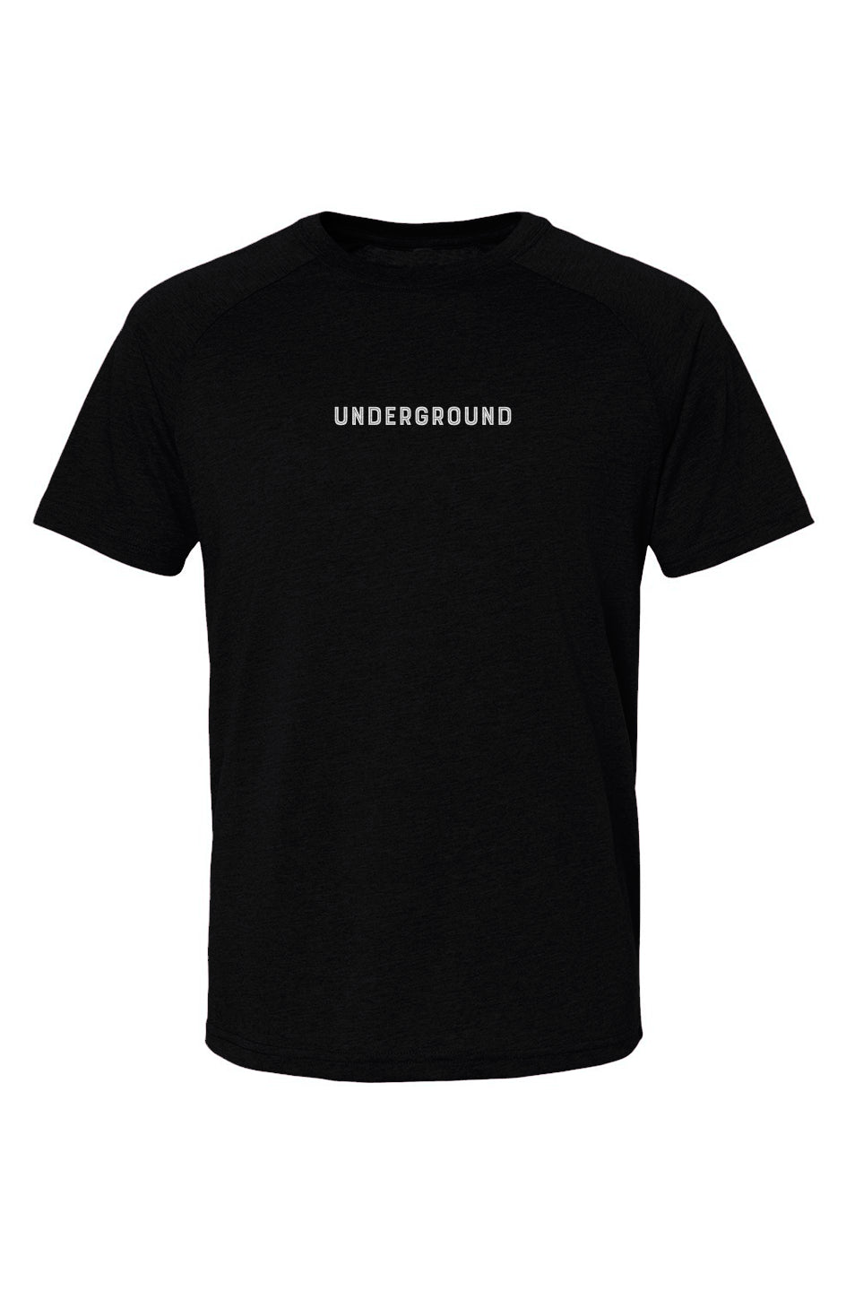 Underground Raglan Tee - Heather Black