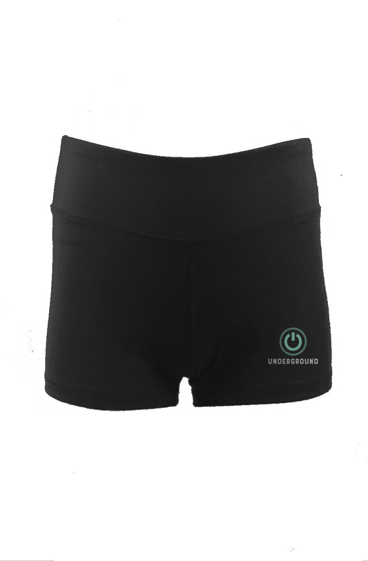 Underground Ladies Fitness Shorts - Black