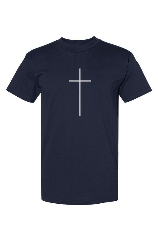 Underground Cross USA-Made T-Shirt - Navy