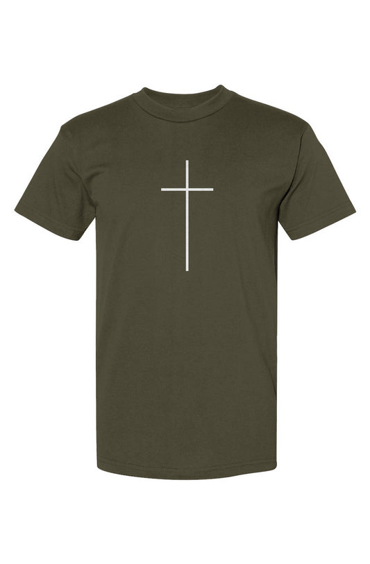 Underground Cross USA-Made T-Shirt - Army Green