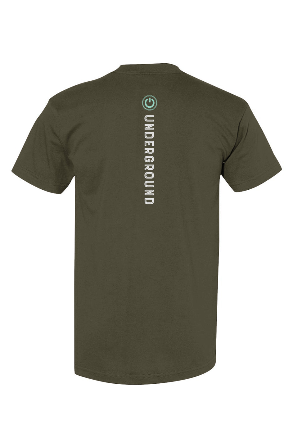 Underground Cross USA-Made T-Shirt - Army Green