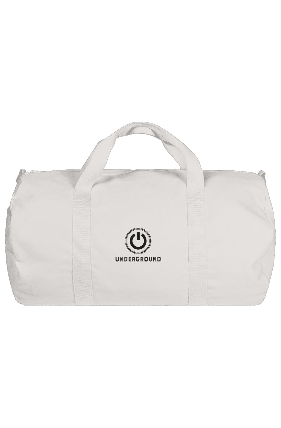 Underground Canvas Duffel Bag - White