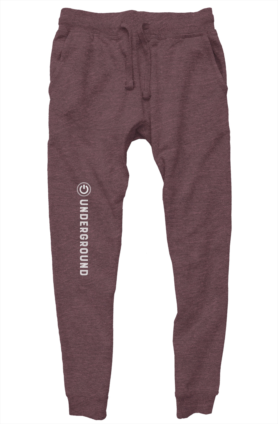 Premium Underground Joggers - Wine Heather