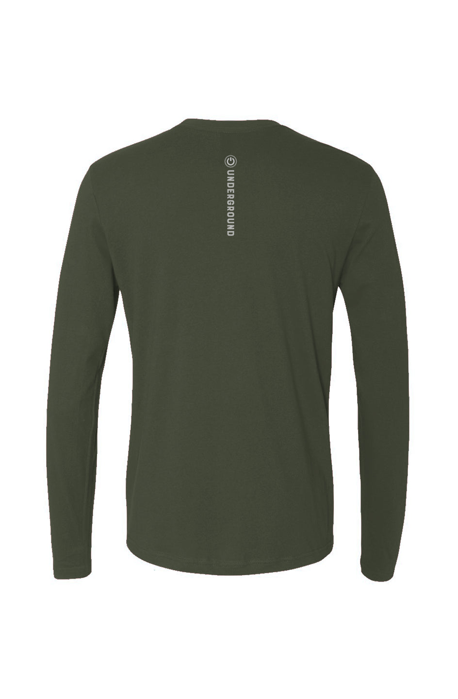 Men's Underground Clean Long-Sleeve Crew - Military Green