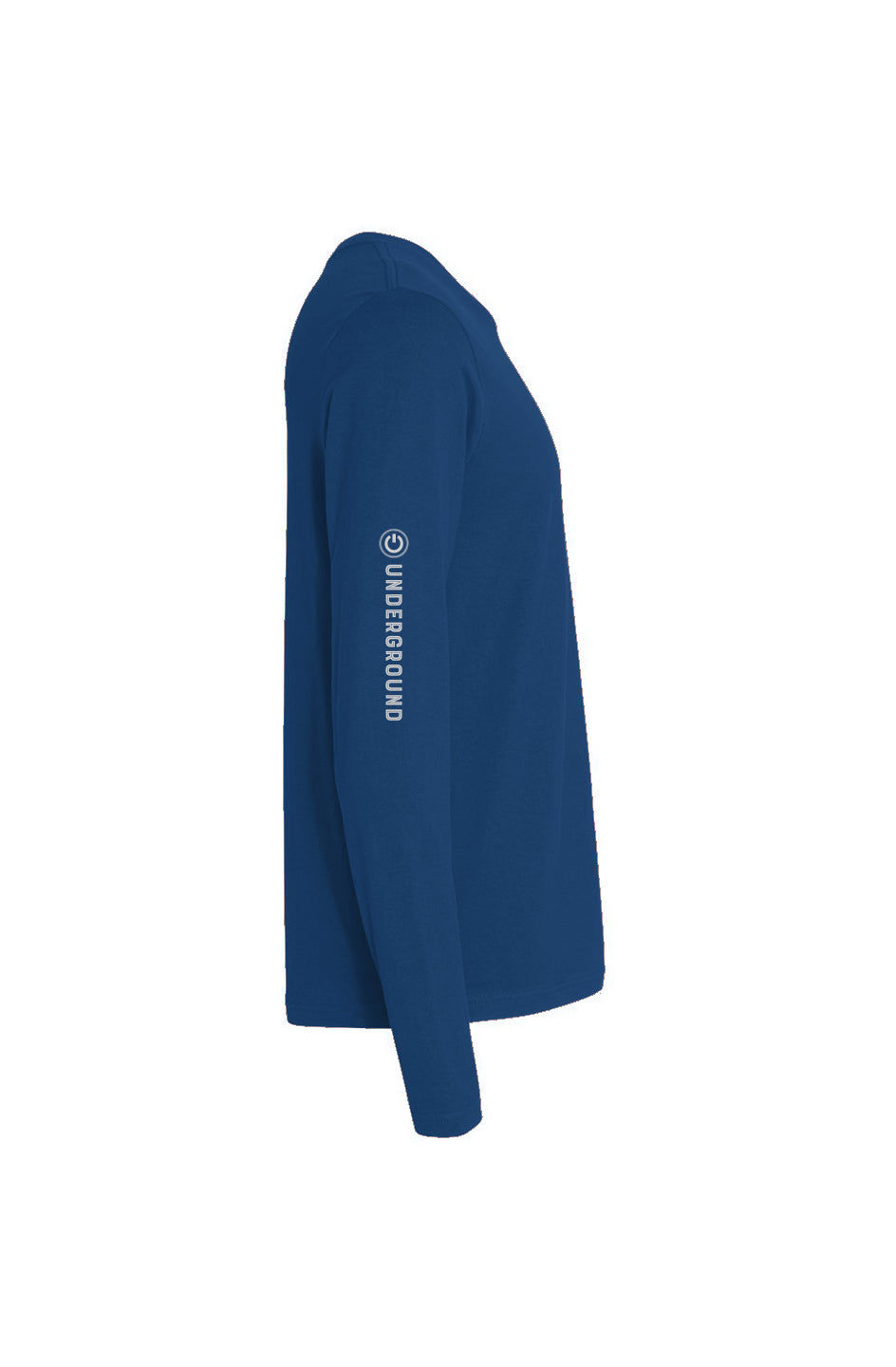 Men's Underground Clean Long-Sleeve Crew - Royal Blue