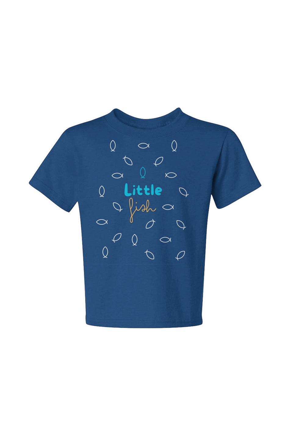 "Little Fish" Youth T-Shirt - Royal Blue