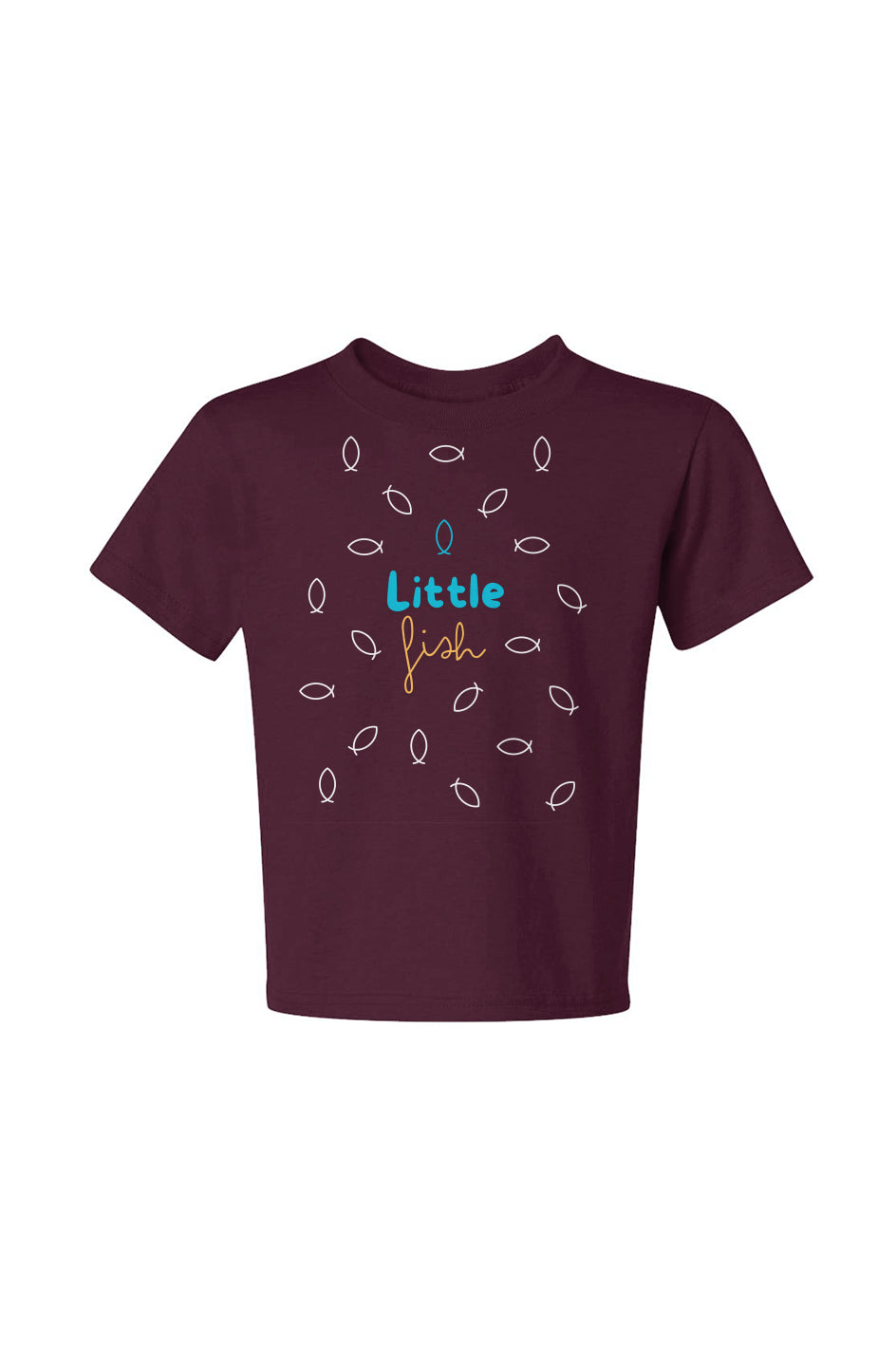 "Little Fish" Youth T-Shirt - Maroon