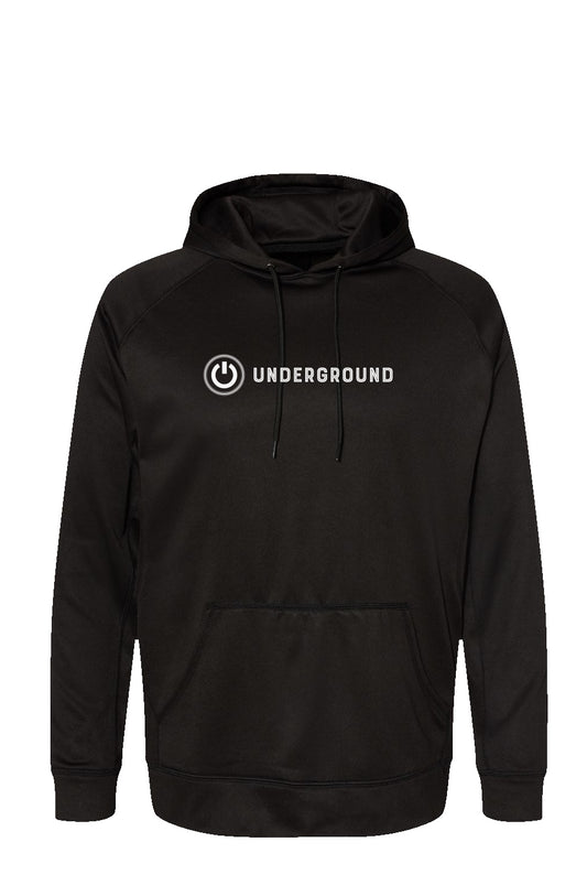 Underground Performance Raglan Sweatshirt - Black/White