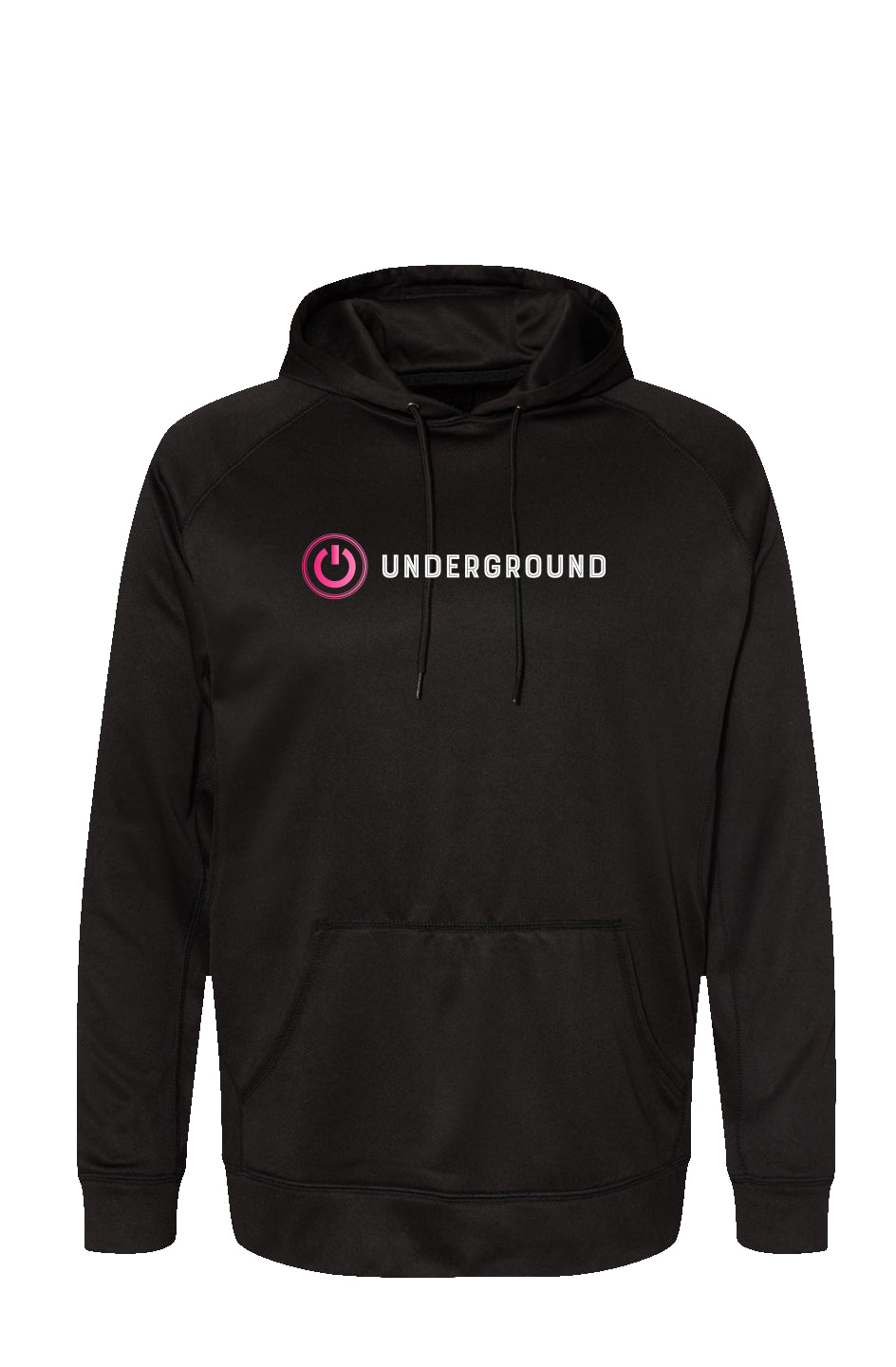 Underground Performance Raglan Sweatshirt - Black/Pink