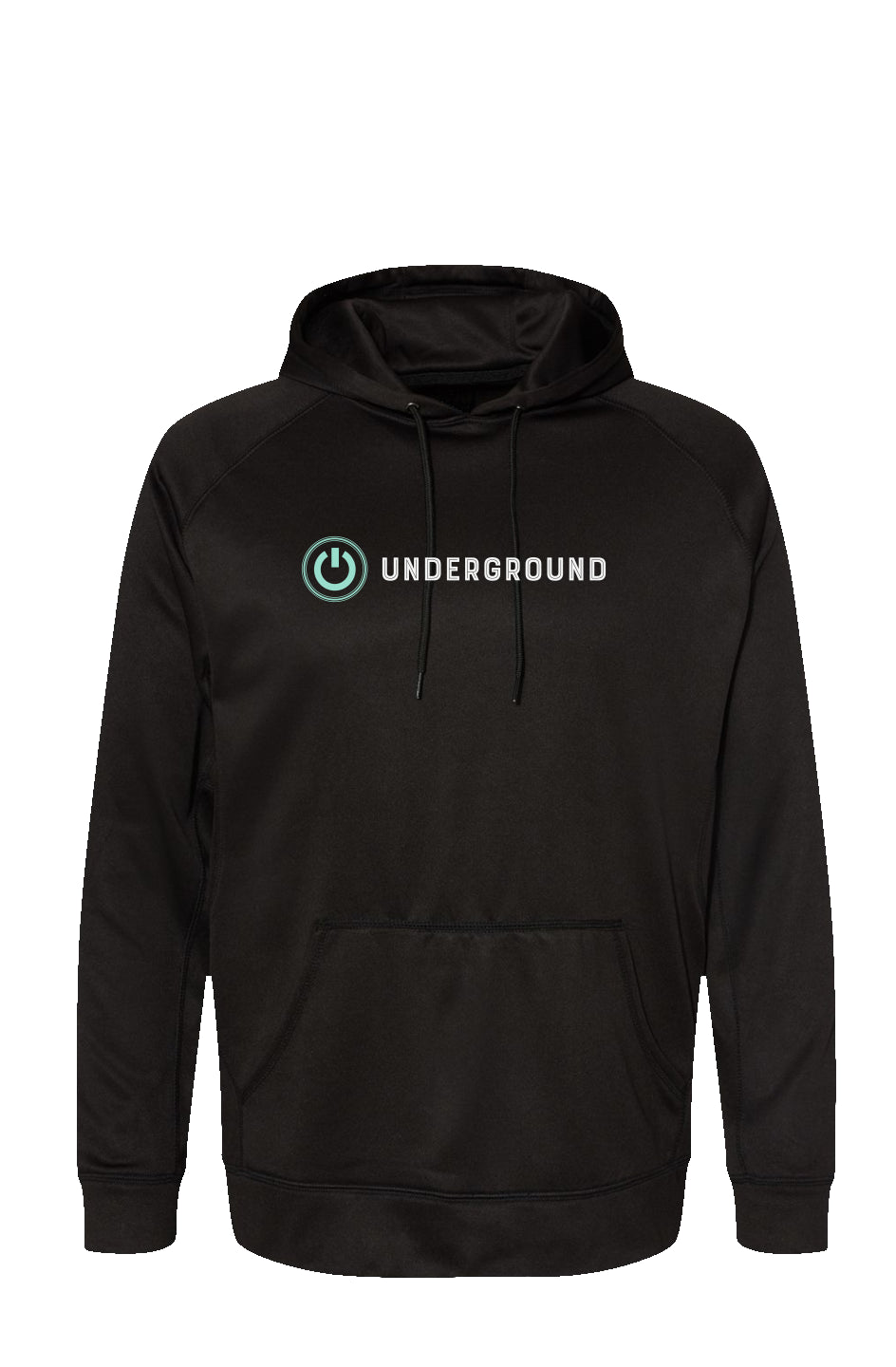 Underground Performance Raglan Sweatshirt - Black/Teal