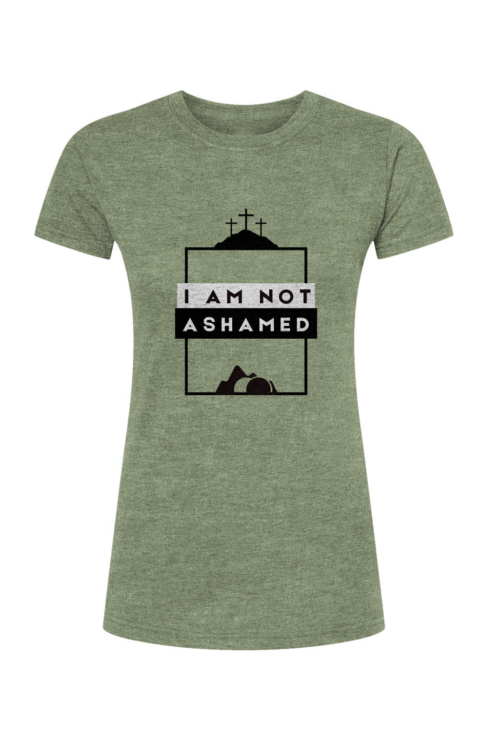 Not Ashamed of the Dead & Risen Jesus - Women's T-Shirt