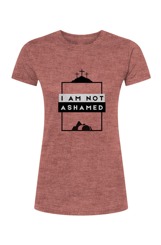 Not Ashamed of the Dead & Risen Jesus - Women's T-Shirt