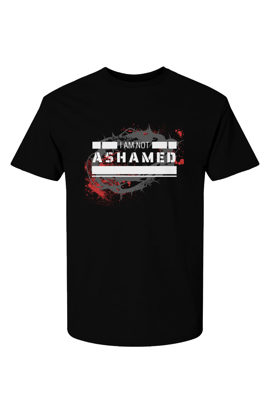 I Am Not Ashamed of His Sacrifice - Black T-Shirt