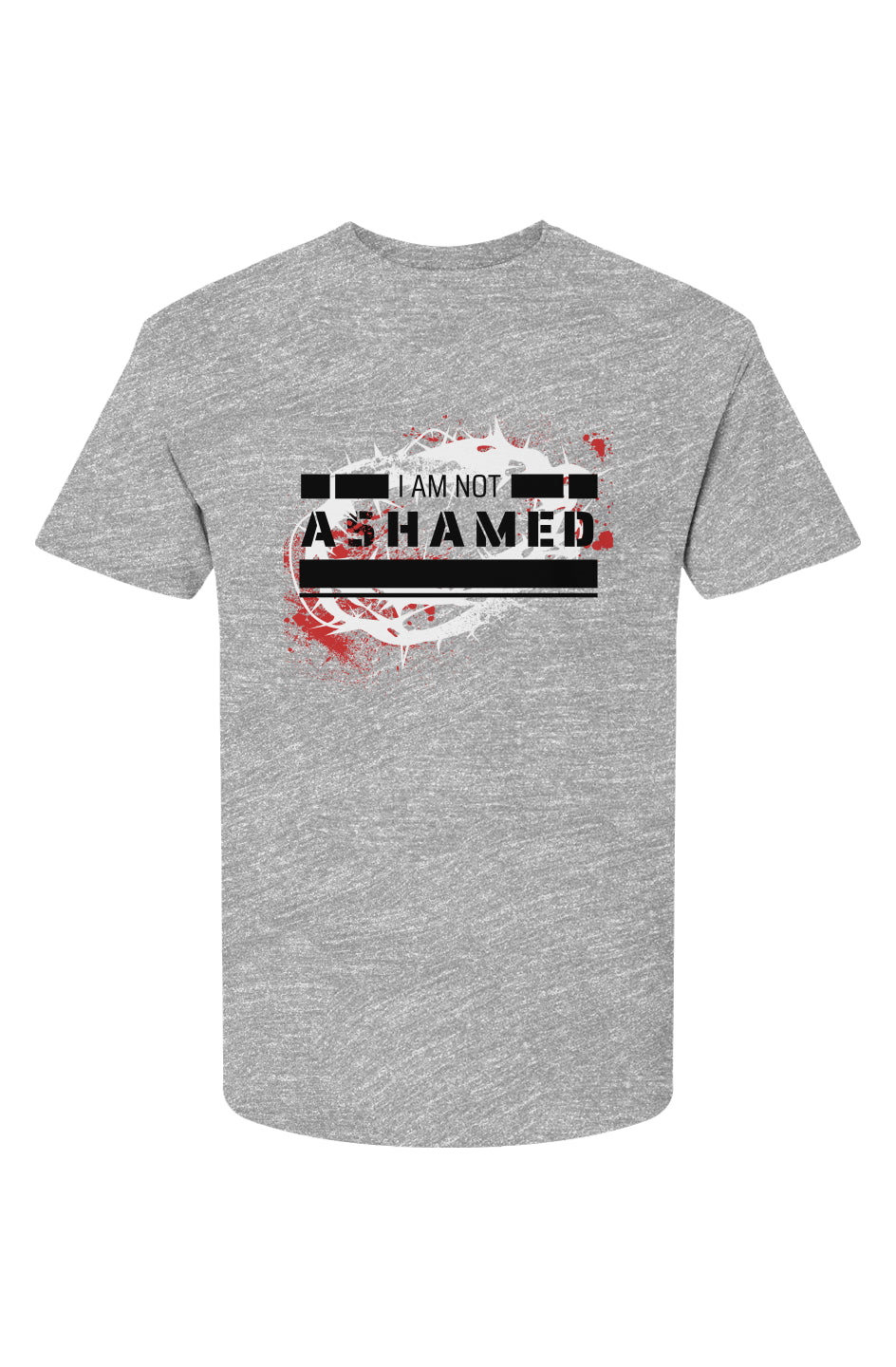 I Am Not Ashamed of His Sacrifice - Grey T-Shirt