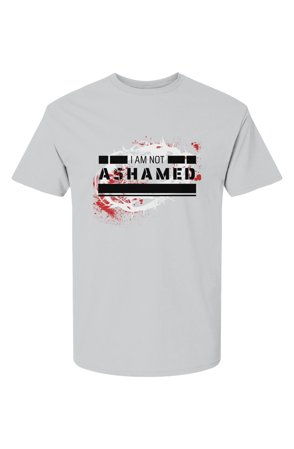 I Am Not Ashamed of His Sacrifice - Grey T-Shirt