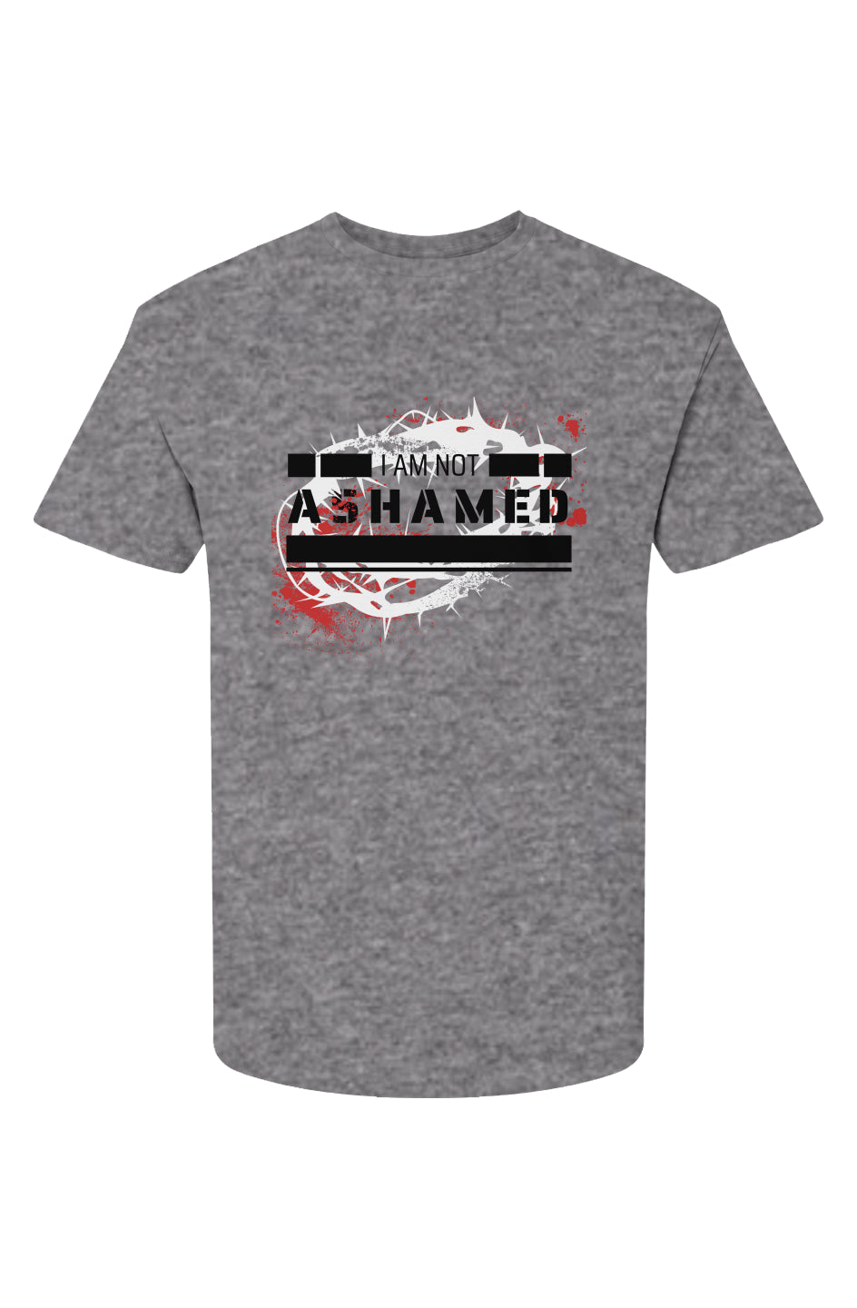 I Am Not Ashamed of His Sacrifice - Grey T-Shirt