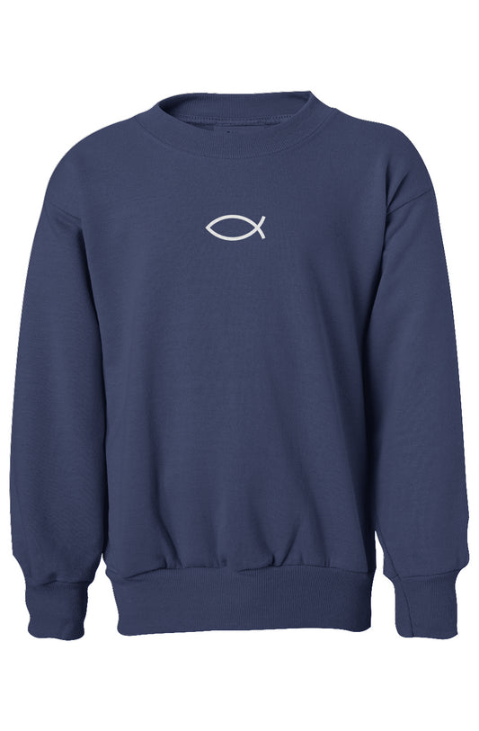 God's Fish Youth Crewneck Sweatshirt